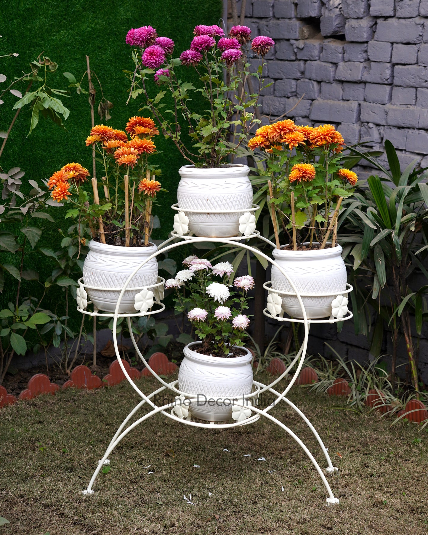 Majestic Circle Four Pot Planter