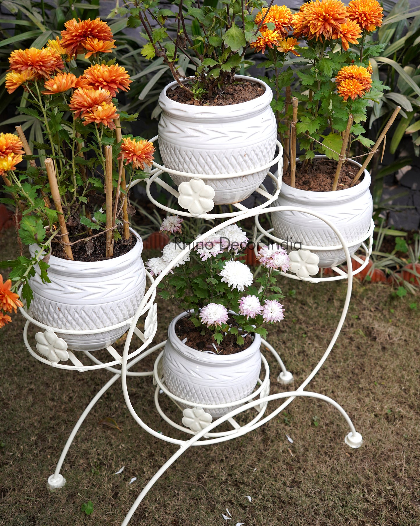 Majestic Circle Four Pot Planter